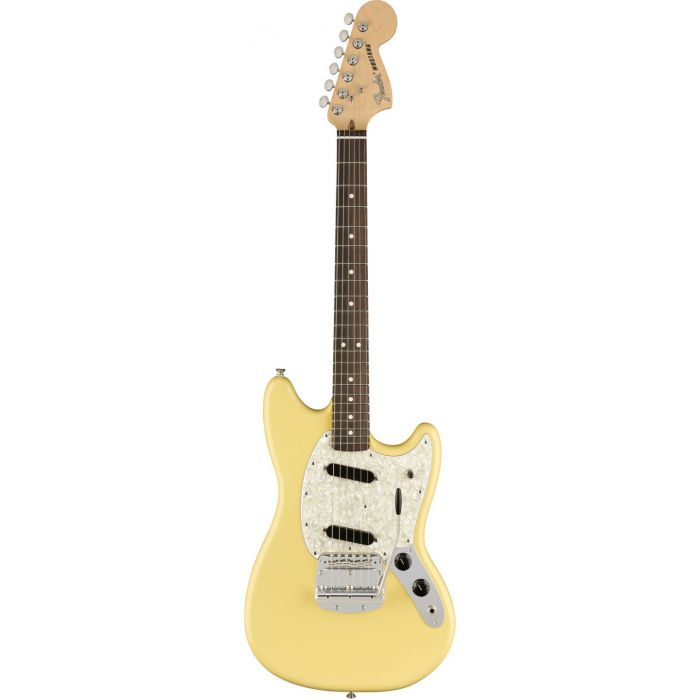 Fender American Performer Mustang RW FB Vintage White  front