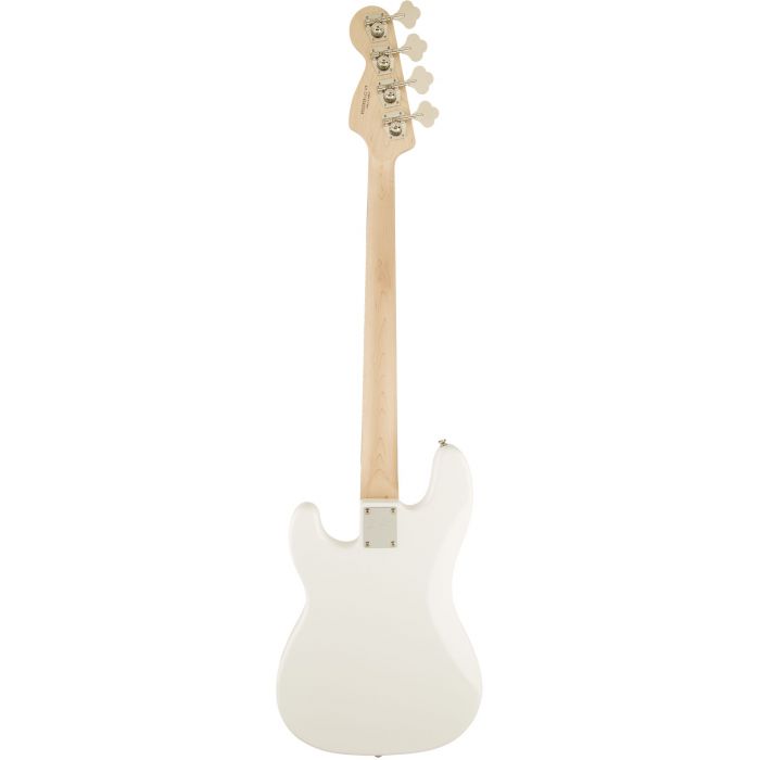 Squier Affinity PJ Bass Olympic White Laurel rear