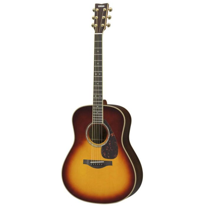 Yamaha LL16BSARE Acoustic Guitar, Brown Sunburst front