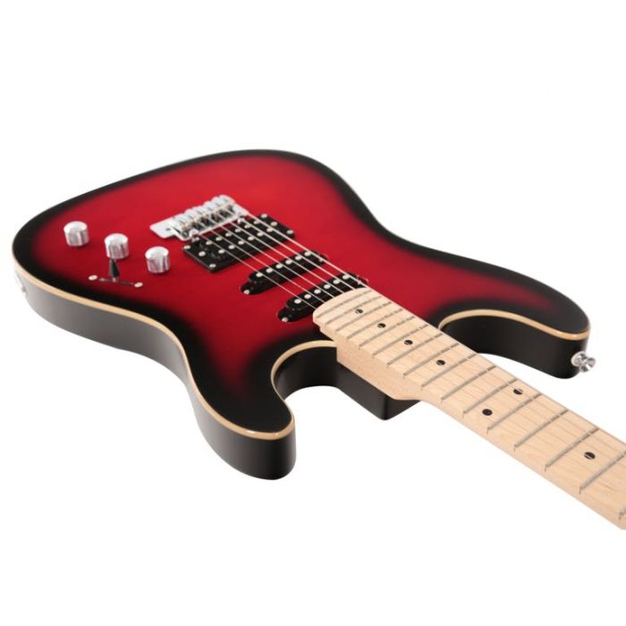Eastcoast GS500B HSS Electric Guitar in Redburst Neck