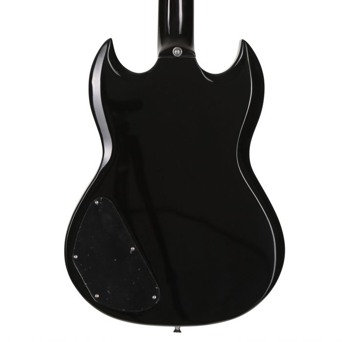 Eastcoast GS10-BLK Electric Guitar in Black Rear Body