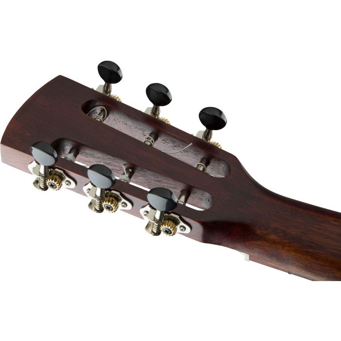 Grestch G9126 Guitar-Ukulele Honey Mahogany Stain headstock rear