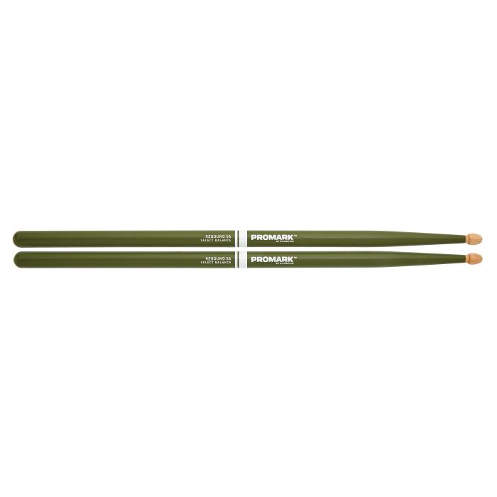 Promark Painted Rebound 5a Acorn Green Drumsticks