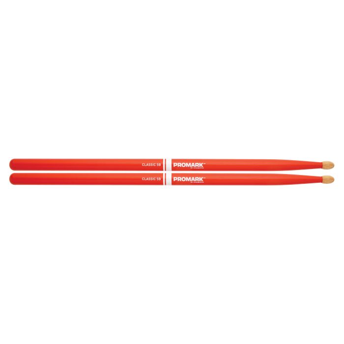 Promark Painted Classic 5B Orange Drumsticks