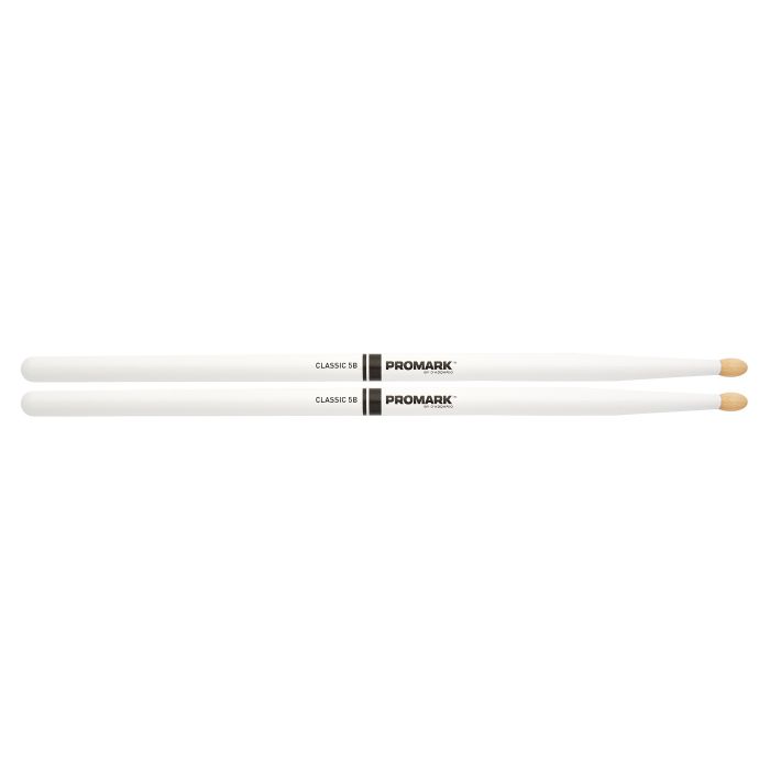 Promark Painted Classic 5B White Drumsticks
