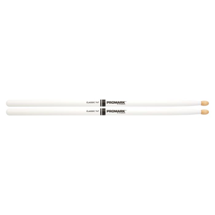 Promark Pained Classic 747 White Drumsticks