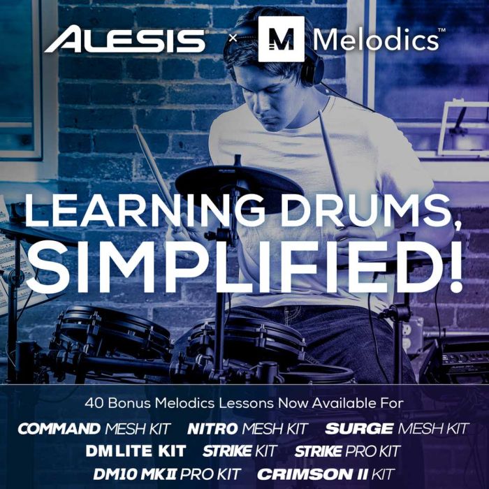 Alesis Melodics Promo Code for 40 Bonus Lessons