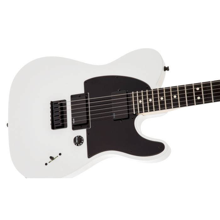 Fender Jim Root Telecaster Ebony Fretboard in Flat White front angle