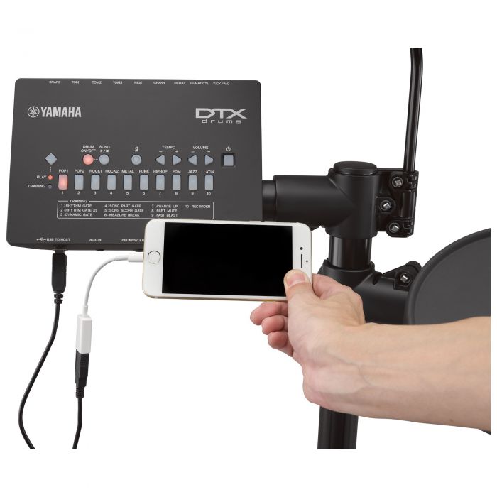 Yamaha DTX482K Electronic Drum Kit Module Phone Connection