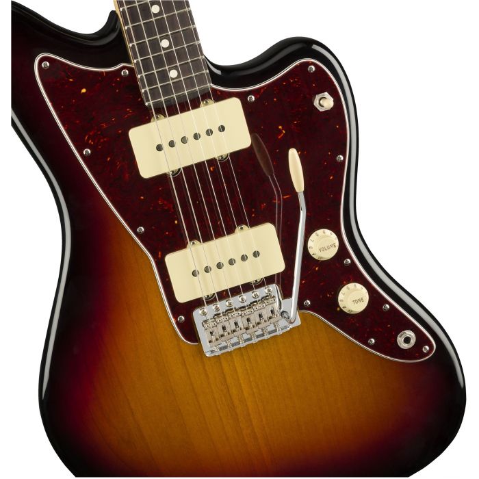Fender American Performer Jazzmaster 3-Colour Sunburst Hardware and Electronics