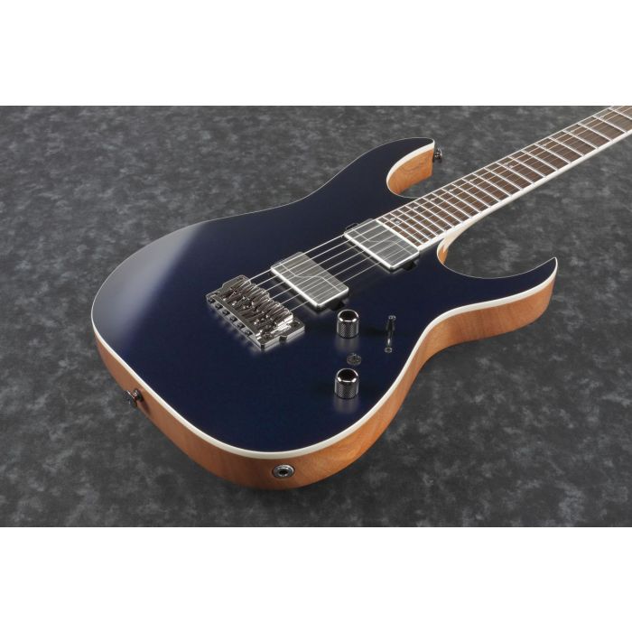 Ibanez RG5121 Electric Guitar Dark Tide Blue Flat front angle