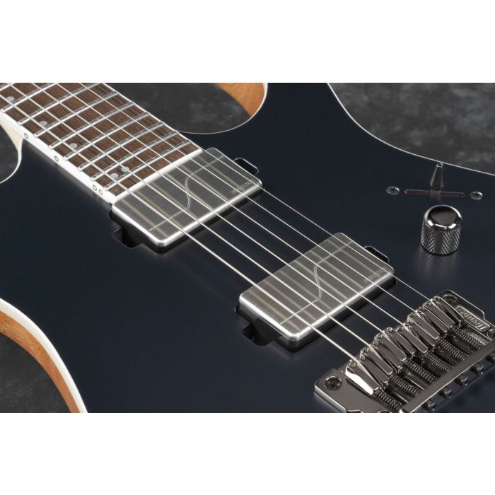 Ibanez RG5121 Electric Guitar Dark Tide Blue Flat front closeup
