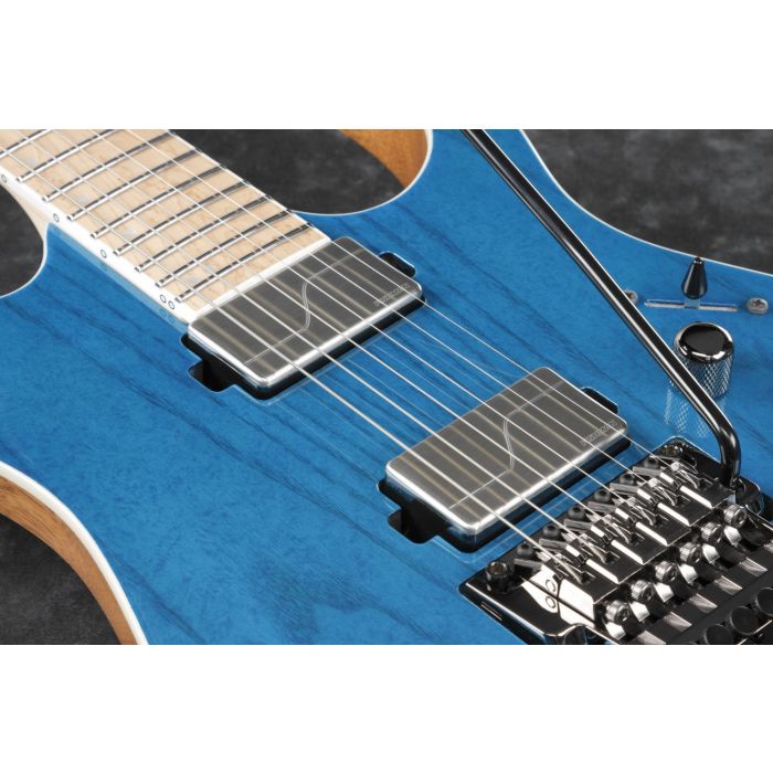 Ibanez RG5120M Electric Guitar Frozen Ocean front closeup