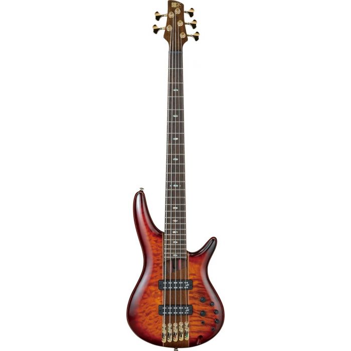 Ibanez Premium SR2405W 5-String Bass Brown Topaz Burst front
