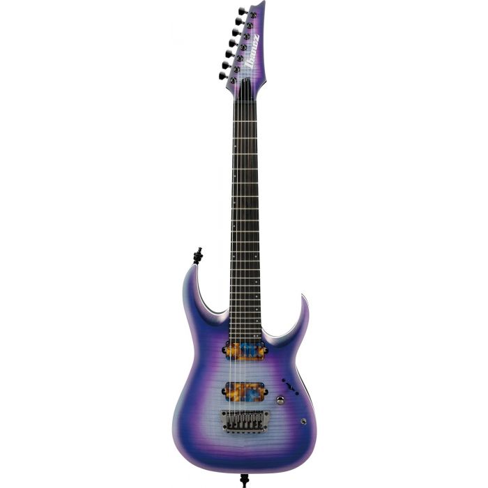 Ibanez RGA71AL 7 String Guitar Indigo Aurora Burst Flat front