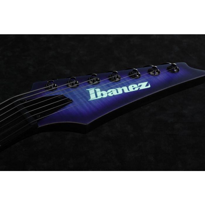 Ibanez RGA71AL 7 String Guitar Indigo Aurora Burst Flat headstock
