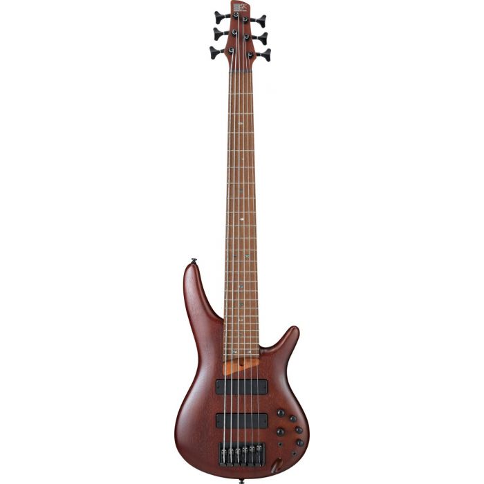 Ibanez SR506E 6 String Bass Brown Mahogany front