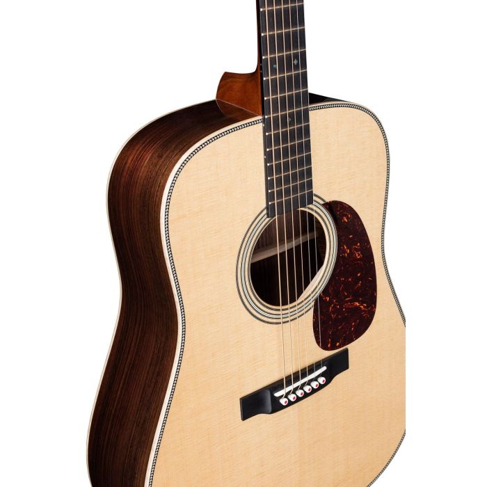 Martin D-28 Modern Deluxe VTS Top front above angle