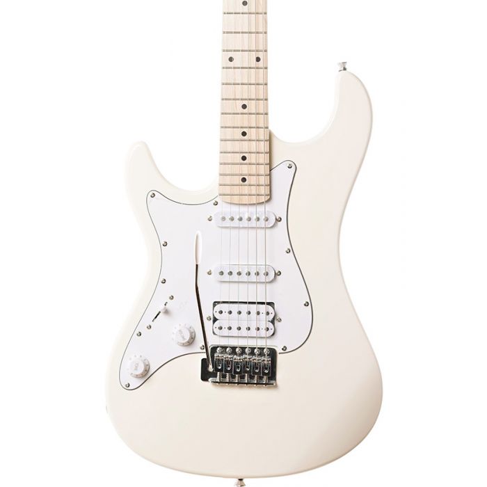 Eastcoast GS100H HSS Left-Handed Electric Guitar, Arctic White Body