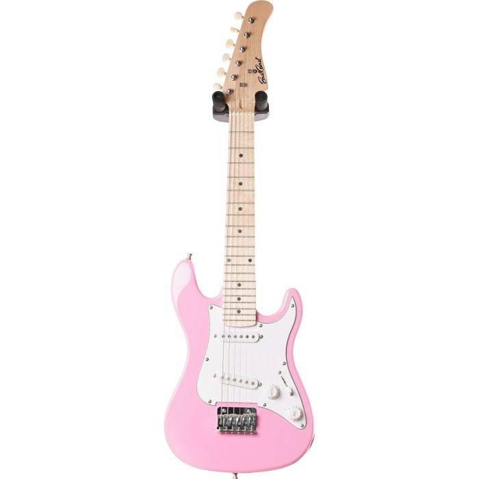 Eastcoast GK20 3/4 Electric Guitar, Pink Full View