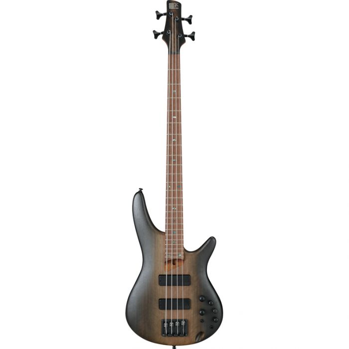 Ibanez SR500E Bass Guitar, Surreal Black Dual Fade