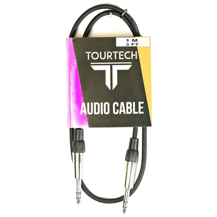 TOURTECH TTAC-1PSDL Deluxe 3ft Jack to Jack Audio Cable in Package
