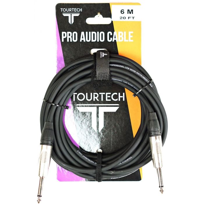 TOURTECH 20ft N-Series Jack to Jack Instrument Cable Packaging
