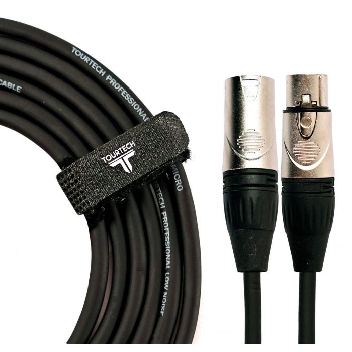 TOURTECH 10ft N-Series XLR to XLR Microphone Cable