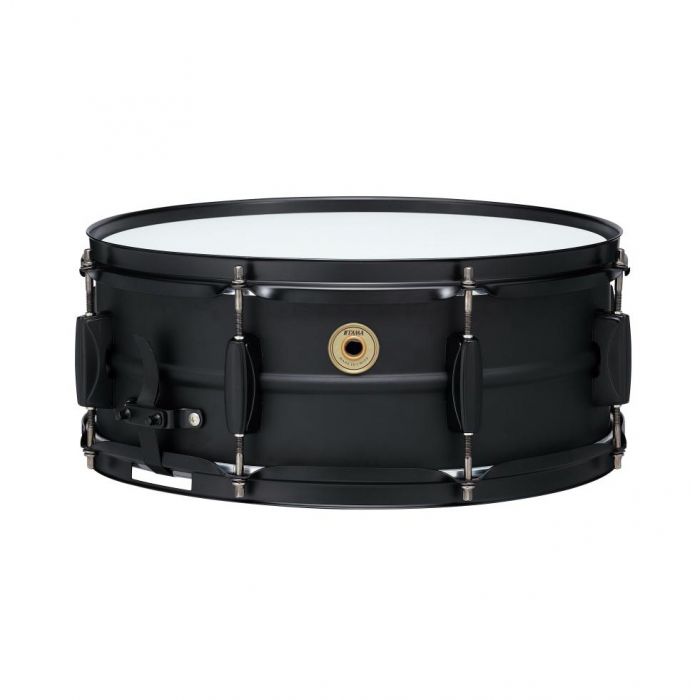 Tama 14 x 5.5 Woodworks Steel Snare Drum, Black on Black