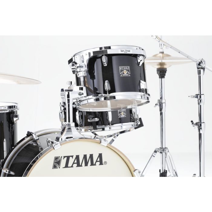 Tama Superstar Classic 18 4pc Drum Shell Pack Transparent Black Burst Abgke