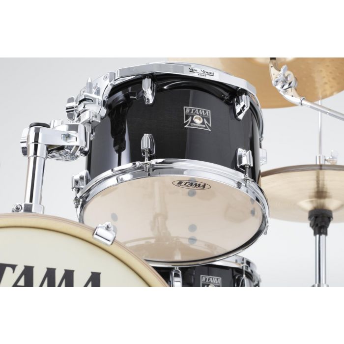 Tama Superstar Classic 18 4pc Drum Shell Pack Transparent Black Burst Tom Bottom
