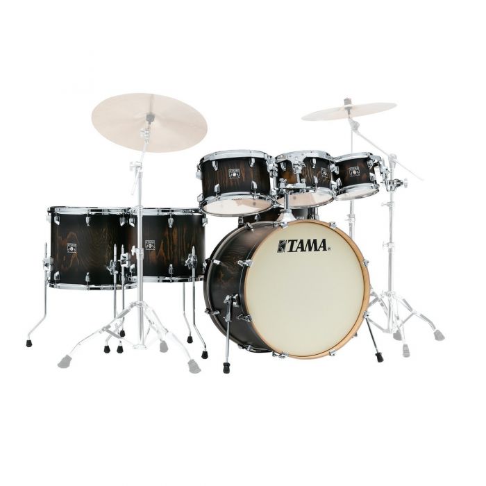 Tama Superstar Classic 7pc Drum Shell Pack, Java Burst Lacebark Pine