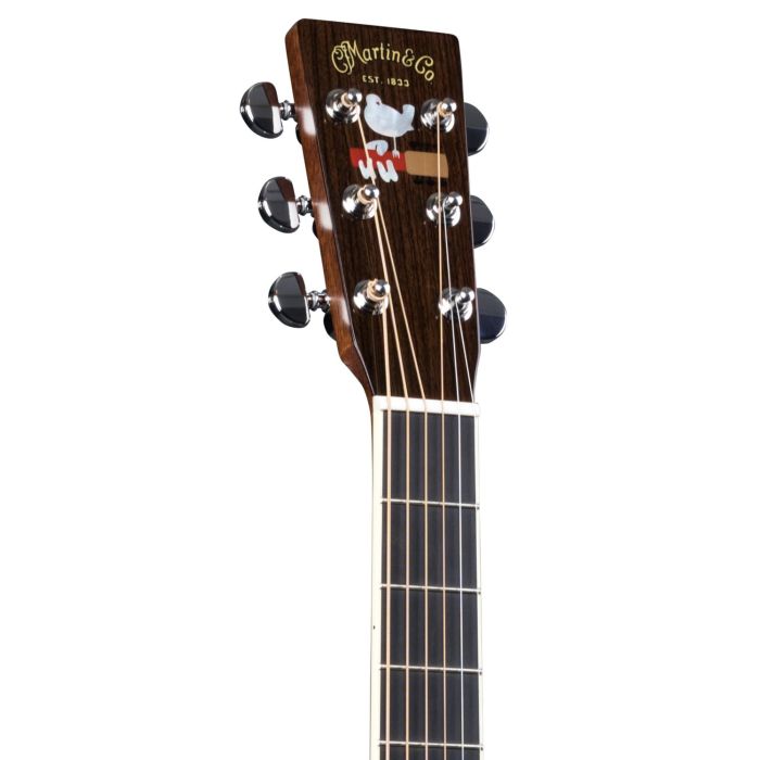 Martin D-35 Woodstock 50th Anniversary Guitar Headstock