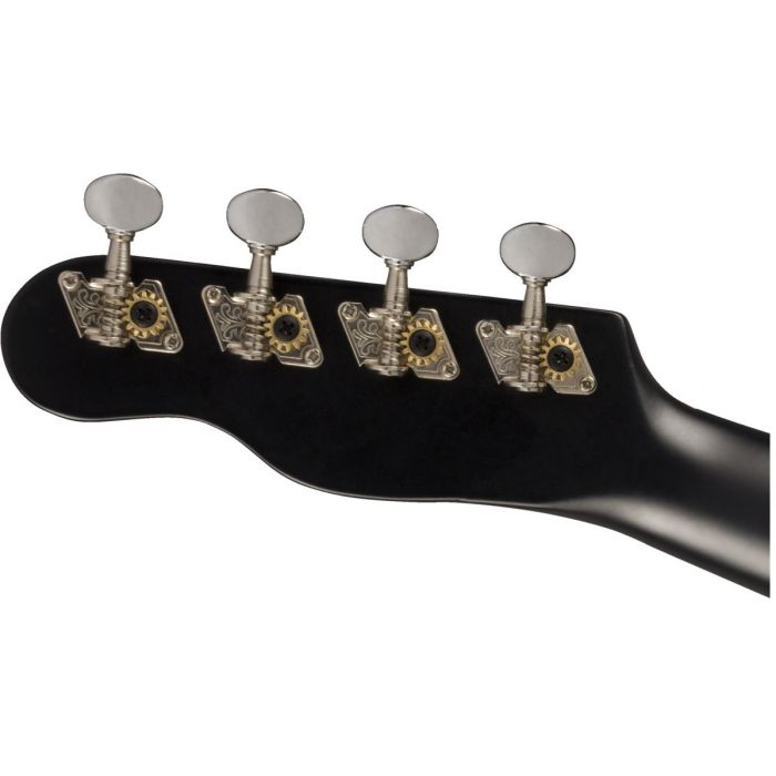 Fender California Coast Venice Soprano Ukulele WN Black Tuning Machines