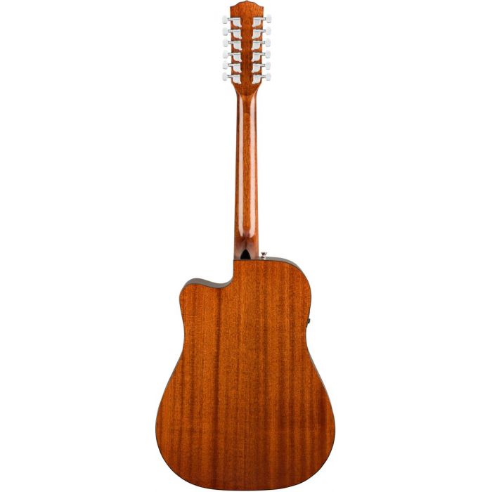 Fender CD-60SCE Dreadnought 12-String Electro-Acoustic Guitar Back