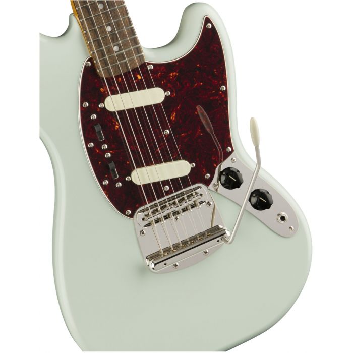 Squier Classic Vibe 60s Mustang IL Sonic Blue Body Detail