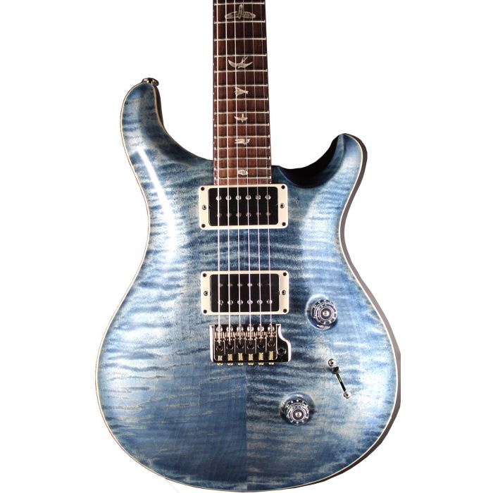 PRS Custom 24 Faded Whale Blue Flame Maple RW pattern thin