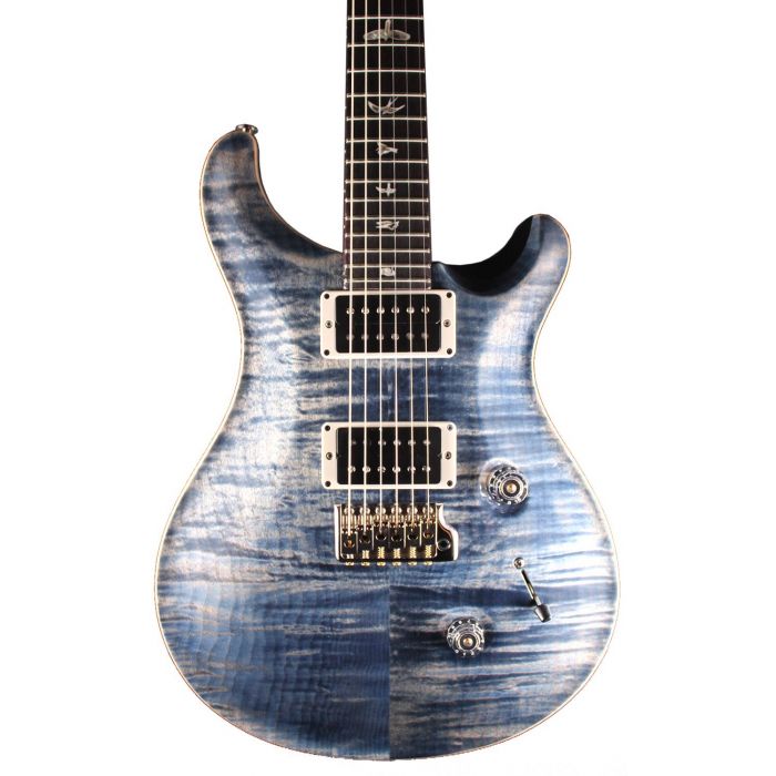 PRS Custom 24 Faded Whale Blue Flame Maple RW pattern thin
