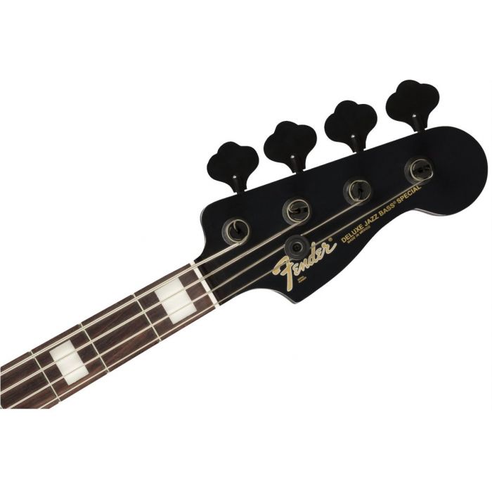 Fender Duff McKagen Deluxe Precision Bass RW White Pearl Headstock