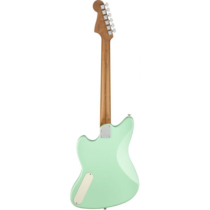 Fender PowerCaster Electric Guitar PF Surf Green Back