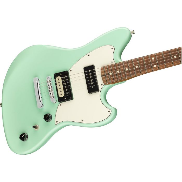 Fender PowerCaster Electric Guitar PF Surf Green Body