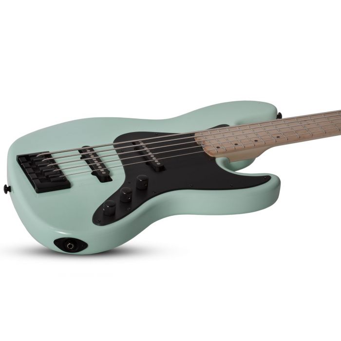 Schecter J-5 Sea Foam Green 5-String Bass Guitar MN