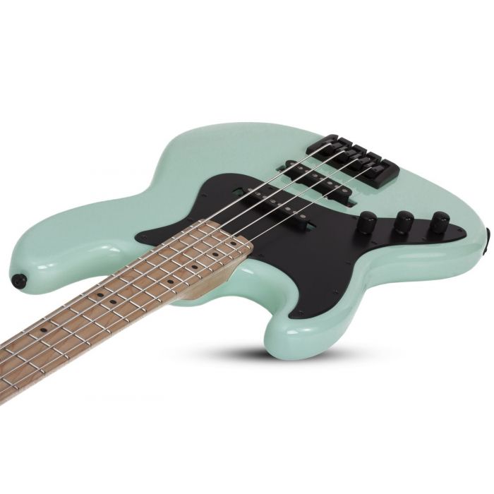 Schecter J-4 Sea Foam Green Left-Handed Bass Guitar MN
