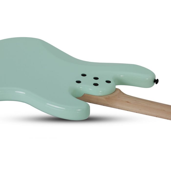Schecter J-4 Sea Foam Green Left-Handed Bass Guitar MN