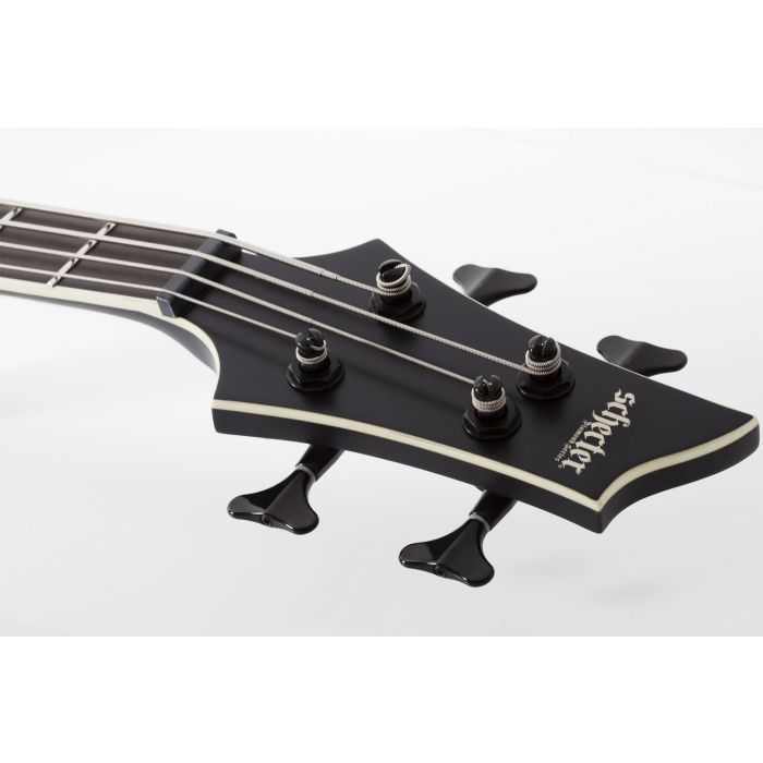 Schecter SLS Elite-4 Evil Twin Satin Black Bass Guitar