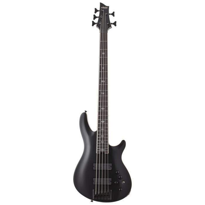 Schecter SLS Elite-5 Evil Twin Satin Black 5 String Bass