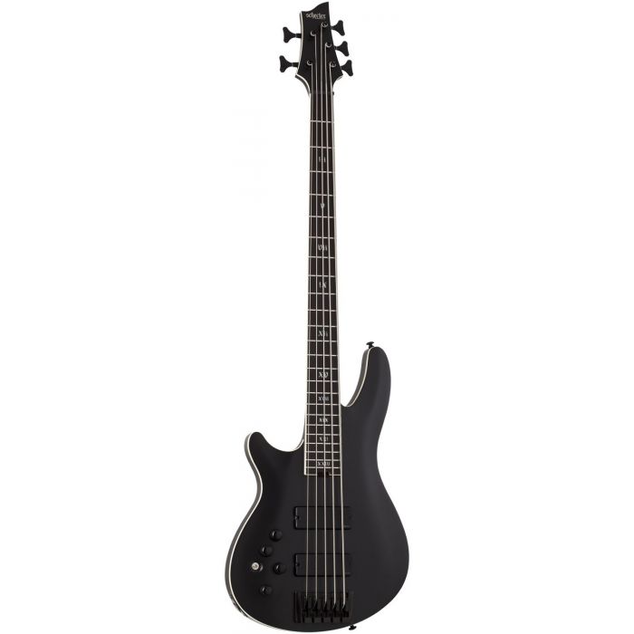 Schecter SLS Elite-5 Evil Twin Satin Black LH 5 String Bass
