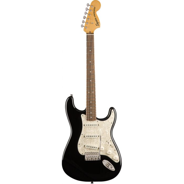 Squier Classic Vibe 70s Strat IL Black Front View