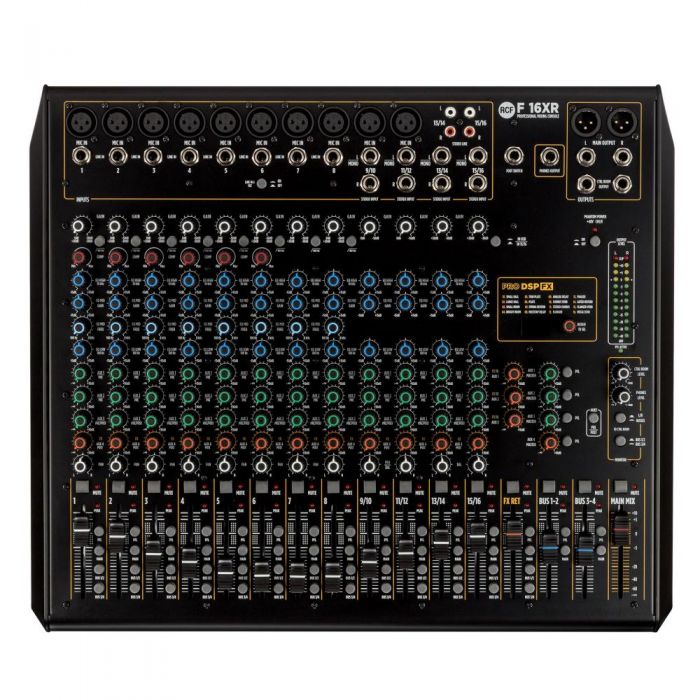 RCF F16XR 16-Channel Studio Mixing Console