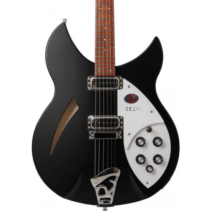Rickenbacker 330 Matte Black Electric Guitar